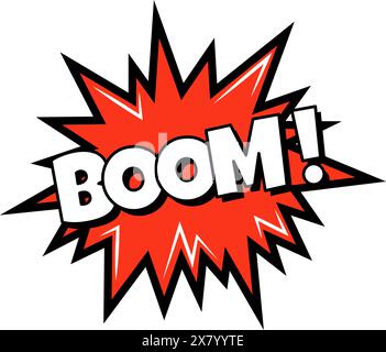 Pow bubble speech comic expression frame cartoon doodle isolated on ...