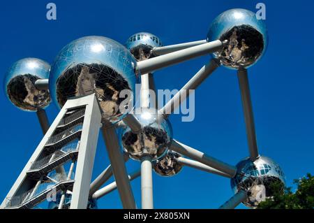 Belgium, Brussels, Atomium Stock Photo