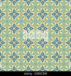 high resolution for ceramic print. backsplash background design. mosaic, ceramic kitchen tile, abstract pattern Stock Vector