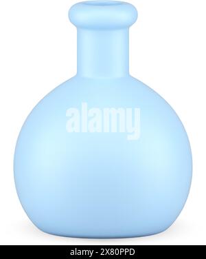 Glass beaker mockup. Realistic laboratory transparent equipment Stock ...