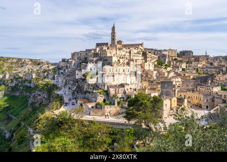 Sassi di Matera,  The old town carved out of the rocks Matera Matera district Basilicata Southern Italy, Europe Stock Photo