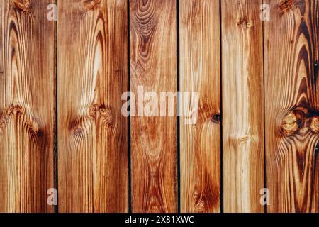 Beautiful wooden texture of rich orange color Stock Photo