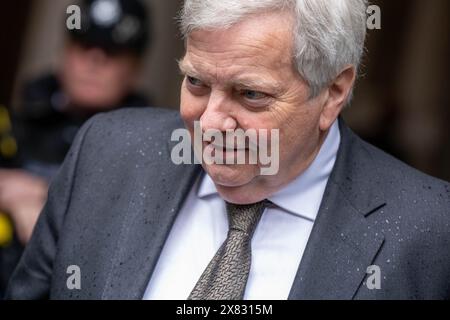 London, UK. 22nd May, 2024. Lord True arrives at a cabinet meeting at 10 Downing Street London. Credit: Ian Davidson/Alamy Live News Stock Photo