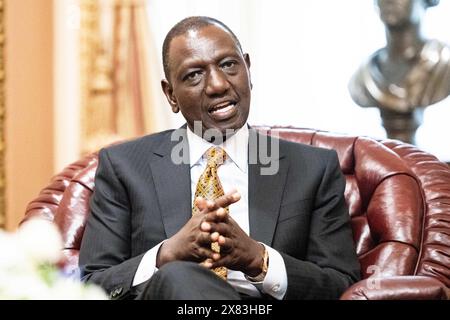 Washington, United States. 22nd May, 2024. William Ruto, President of Kenya, at the U.S. Capitol. Credit: SOPA Images Limited/Alamy Live News Stock Photo