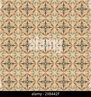 high resolution for ceramic print. backsplash background design. mosaic, ceramic kitchen tile, abstract pattern, tile pattern Stock Vector