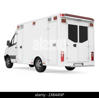 Ambulance Car Isolated Stock Photo