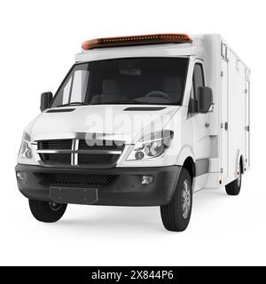 Ambulance Car Isolated Stock Photo