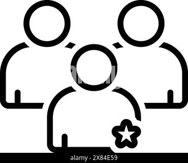 Icon for importance,weightage Stock Vector