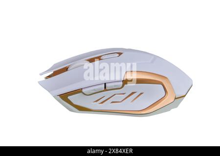 wireless mouse with keys isolated on white background Stock Photo