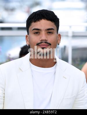 Cannes, France. 23rd May, 2024. Cannes, 77th Cannes Film Festival 2024 Photocall 'Motel Destino' In the photo: Iago Xavier Credit: Independent Photo Agency/Alamy Live News Stock Photo