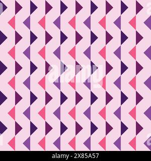 geometry zig zag triangle vector pattern. triangle wallpaper design Stock Vector