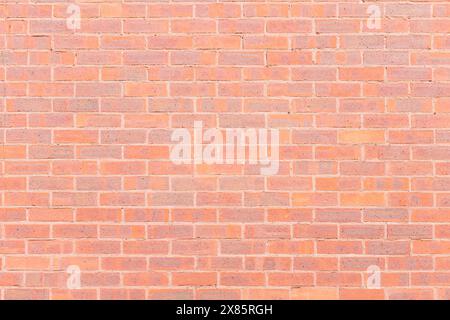 Newly built red brick wall Stock Photo