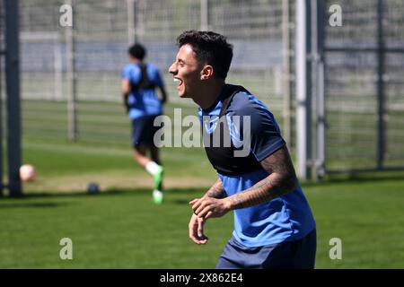 Gustavo Mantuan (31), a player of the Zenit  football club seen during an open training session at the Zenit FC training base in St. Petersburg before the Zenit Saint Petersburg - Rostov football match, which will be held in Saint Petersburg, Russia. (Photo by Maksim Konstantinov / SOPA Images/Sipa USA) Stock Photo