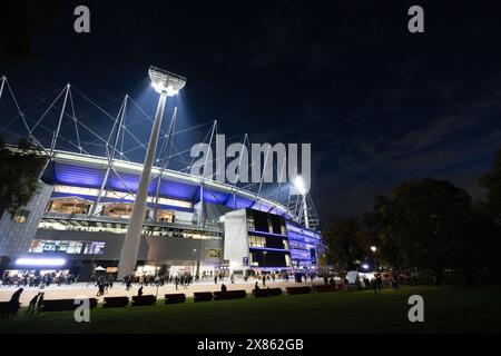 May 22, 2024, Melbourne, Victoria, Australia: MELBOURNE, AUSTRALIA - MAY 22: Tottenham Hotspur play Newcastle United during the Global Football Week at The Melbourne Cricket Ground on May 22, 2024 in Melbourne, Australia (Credit Image: © Chris Putnam/ZUMA Press Wire) EDITORIAL USAGE ONLY! Not for Commercial USAGE! Stock Photo