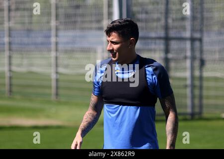 Saint Petersburg, Russia. 23rd May, 2024. Gustavo Mantuan (31), a player of the Zenit football club seen during an open training session at the Zenit FC training base in St. Petersburg before the Zenit Saint Petersburg - Rostov football match, which will be held in Saint Petersburg, Russia. (Photo by Maksim Konstantinov/SOPA Images/Sipa USA) Credit: Sipa USA/Alamy Live News Stock Photo