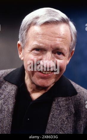 Hans Jürgen Diedrich, deutscher Kabarettist und Schauspieler, Portrait, circa 1990. Stock Photo