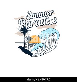 apparel, artwork, beach, beach club, beach graphics, california, club, coast, creative, design, drawing, fashion, graphic, graphic design, graphics, h Stock Vector