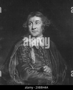 David Garrick in the role of Kitely from the play 'Every Man in his Humour' Stock Photo