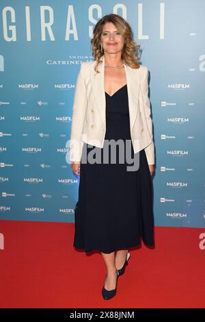 Rome, Italy. 23rd May, 2024. Francesca Nozzolillo attends the red carpet of premiere of movie 'Girasoli' at Cinema Adriano. Credit: SOPA Images Limited/Alamy Live News Stock Photo