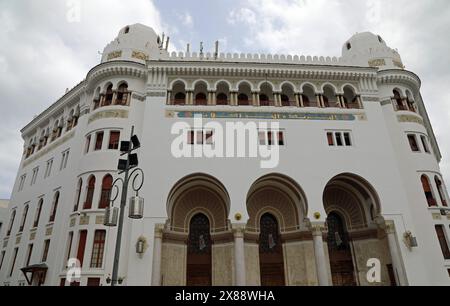 Grande Poste building in Algiers;. Stock Photo