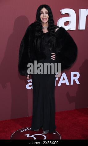 Cannes, France. May 23rd, 2024. Cher arriving at the 2024 amfAR Gala Cannes, Hotel du Cap Eden Roc. Part of the 77th edition of The Cannes Film Festival. Credit: Doug Peters/EMPICS/Alamy Live News Stock Photo