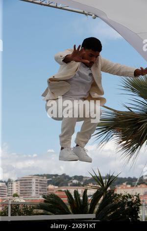 CANNES, FRANCE - MAY 23: Iago Xavier attends the 'Motel Destino' photocall at the 77th annual Cannes Film Festival at Palais des Festivals on May 23, 2024 in Cannes, France. CAP/GOL ©GOL/Capital Pictures Stock Photo