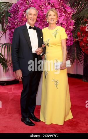 Former U.S. Senate Majority Leader Bill Frist, a Republican from Tennessee, left, and Tracy Frist arrive to attend a state dinner in honor of Kenya's president William Ruto hosted by US President Joe Biden and First Lady Jill Biden at the White House in Washington, DC on Thursday, May 23, 2024. An American president is hosting a state visit for an African leader for the first time in 16 years, as the world's biggest economy struggles to build influence on a continent forging closer relations beyond Washington's top competitors China and Russia. Photo by Tierney L. Cross/UPI Stock Photo