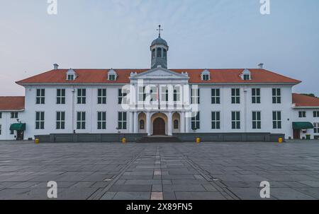 Jakarta, Indonesia - May 7th, 2024. The museum is located in Kota Tua, Jakarta's historic old town. Stock Photo