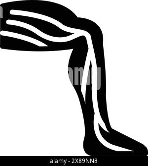 Icon for leg veins,varicose Stock Vector