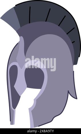 legionary helmet ancient rome color icon vector illustration Stock ...