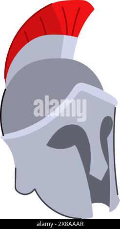 legionary helmet ancient rome color icon vector illustration Stock ...