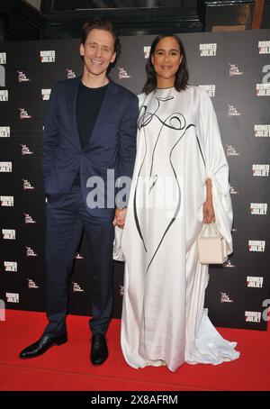 Tom Hiddleston and Zawe Ashton at the 'Romeo and Juliet' play press night, Duke of York's Theatre, St Martin's Lane, on Thursday 23 May 2024 in London, England, UK. CAP/CAN ©CAN/Capital Pictures Stock Photo