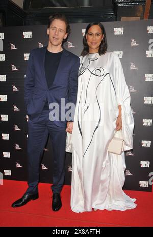 Tom Hiddleston and Zawe Ashton at the 'Romeo and Juliet' play press night, Duke of York's Theatre, St Martin's Lane, on Thursday 23 May 2024 in London, England, UK. CAP/CAN ©CAN/Capital Pictures Stock Photo