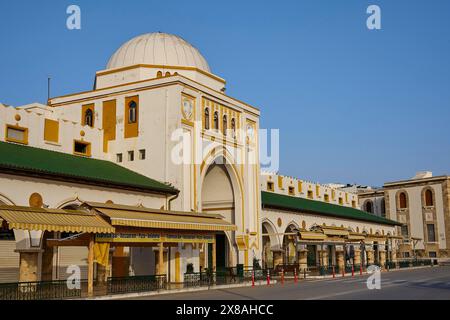 Rodecs Building Market Hall, Nea Agora, Historic building with imposing arcade and dome ...