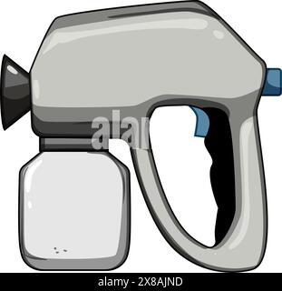logo paint sprayer cartoon vector illustration Stock Vector Image & Art ...