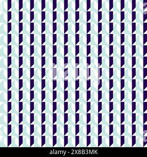 Geometric Seamless Pattern, Geometric Background With Blue Color Stock Vector