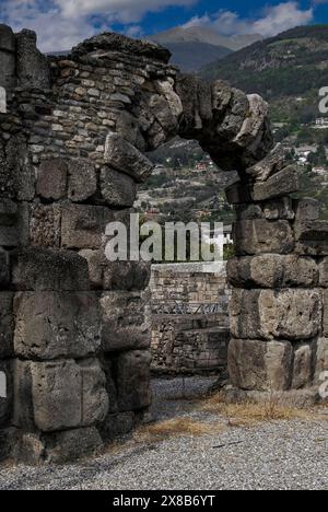 The Roman Theatre of Aosta, built in the 1st century AD, is a well ...