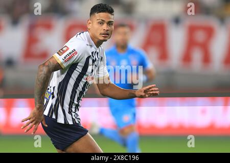 Lima, Peru. 20th May, 2024. Jeriel De Santis of Alianza Lima during the Liga 1 match between Alianza de Lima and Deportivo Garcilaso played at Nacional Stadium on January 28, 2024 in Lima, Peru. (Photo by Miguel Marrufo /PRESSINPHOTO) Credit: PRESSINPHOTO SPORTS AGENCY/Alamy Live News Stock Photo