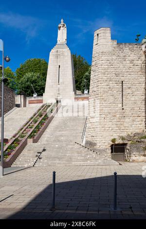 Verdun, France - June 24 2020: The Monument to the Victory and the soldiers of Verdun (French: Monument à la Victoire et aux soldats de Verdun) is a w Stock Photo