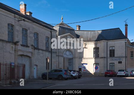 Verdun, France - June 24 2020: The former Episcopal palace of Verdun is hosting nowadays the World Center for Peace, Freedoms and Human Rights. It is Stock Photo