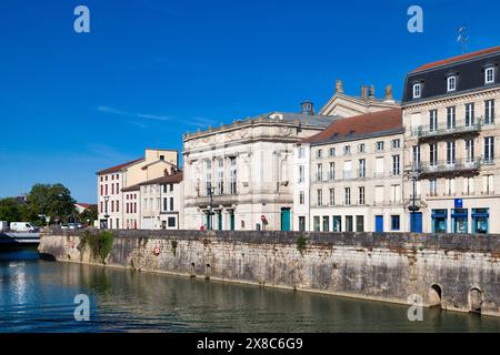 Verdun, France - June 24 2020: The Verdun theater is the work of the architect Chenevier, completed in 1893. It is inspired by the Opéra Garnier in Pa Stock Photo