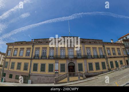 PORTO, PORTUGAL-APRIL 10, 2024: Building of the Port and Douro Wines Institute (IVDP) located on R. de Ferreira Borges.Created in 1933 as the Port Win Stock Photo