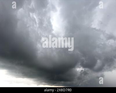 storm clouds timelapse background texture Stock Photo