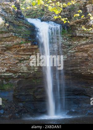 Cedar Falls, Petit Jean State Park, Arkansas. Stock Photo
