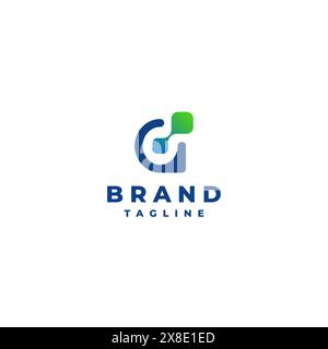 Letter a With Connection Accent. Lowercase a with connection icon logo design. Stock Vector