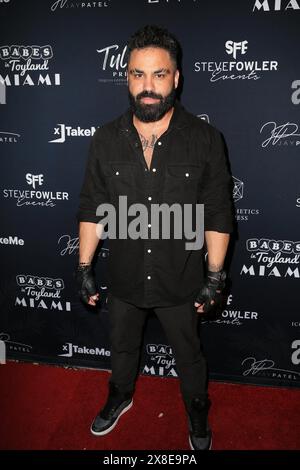 MIAMI, FL, USA - MAY 18, 2024. Drakhan Blackhart at the Babes in Toyland Charity event for Project Fashion Tails. Stock Photo