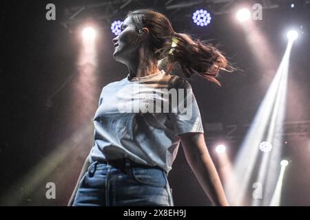 Norwegian singer Sigrid, performing live in Buenos Aires Stock Photo ...