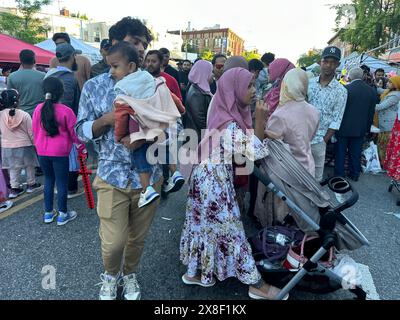 Bangladeshi street fair in the Kensington section of Brooklyn, New York Stock Photo