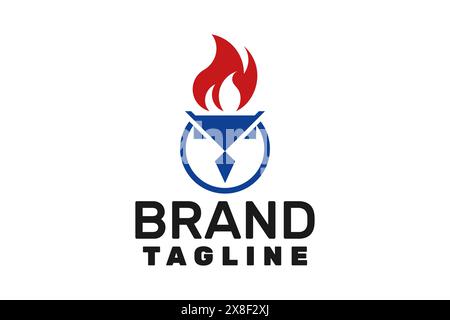 owl lamp logo template, education icon, wisdom sign, Olympic sign Stock Vector
