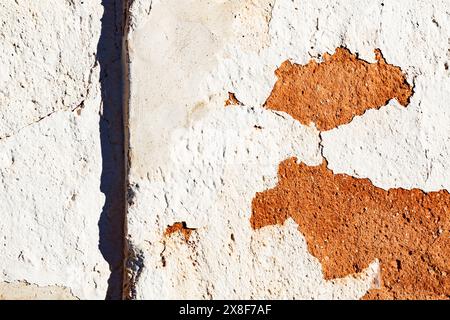 spalling in an Alhambra facade. Stock Photo